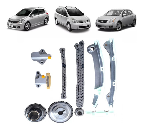 Kit Corrente De Comando Tiida Livina Sentra Fluence 2007...