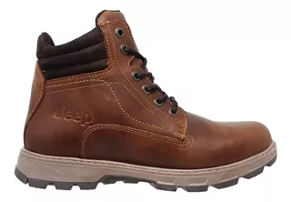 Botas Jeep Hombre Cafés Roble Piel 16501 Originales