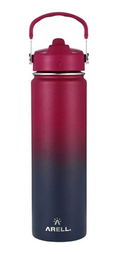 Garrafa Termica Straw Flask 650ml Violeta Wild Violet