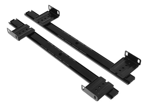 Correderas Rieles Metal Para Bandejas Porta Teclado Un Par