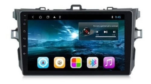 Pantalla Android 9 Pulgadas Toyota Corolla.2009-2014