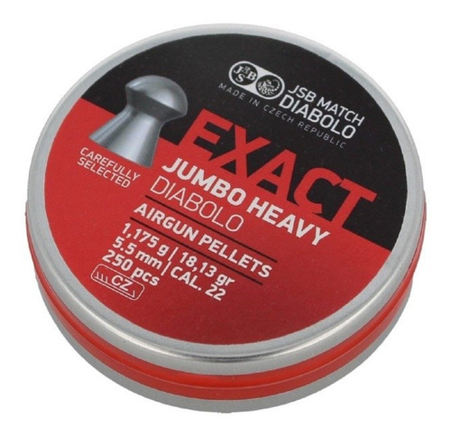 Balines Jsb Exact Jumbo Heavy Calibre 5,5 18,13gr Lata X250