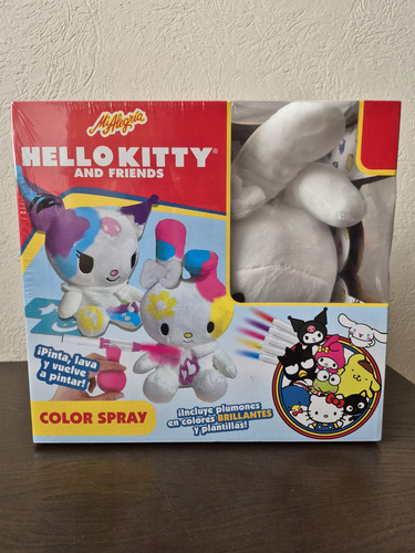 Hello Kitty And Friends Melodi Color Spray Mi Alegria Color Rojo