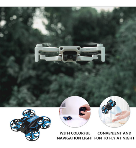 Drone Quadcopter Hold Con Luz De Navegación