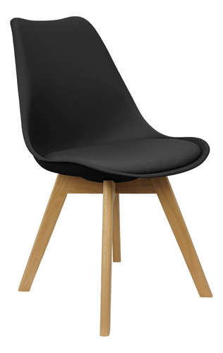 Kit 6 Cadeiras Charles Eames Leda Luisa Saarinen Estofada