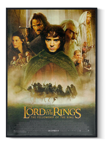 Poster Afiche The Lord Of The Ring 60x90 - Solo Lámina