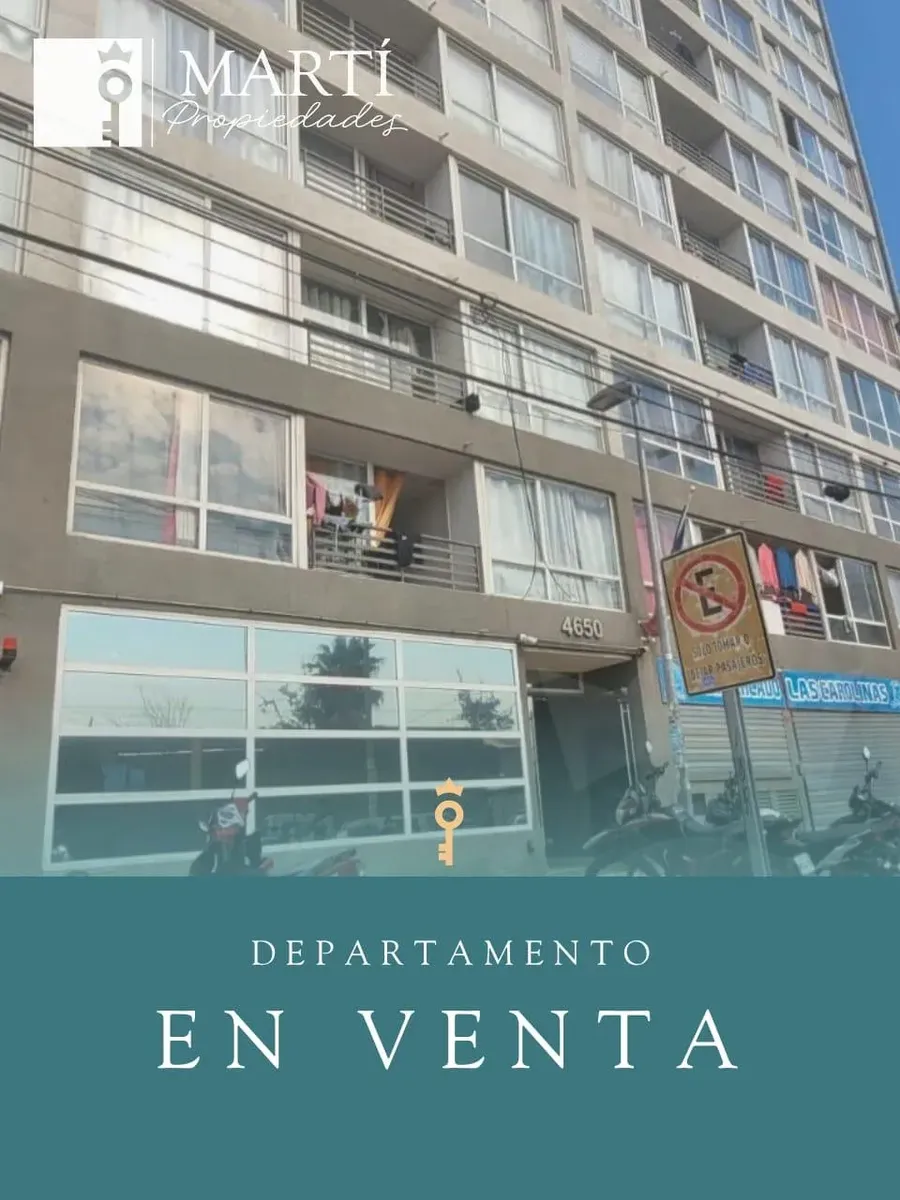 Imagen 2 de 21 de Depto Studio Estacion Central Gran Oportunidad