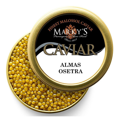 Caviar Markys Esturión Y Sal Osetra Almas 1 Oz - 28 Gr