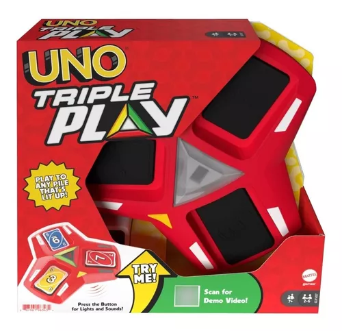 Brinquedo Jogo Uno Attack Eletronico Com Cards Mattel W5775 em