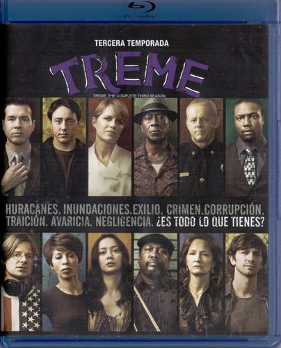 Treme Tercera Temporada 3 Tres Blu-ray