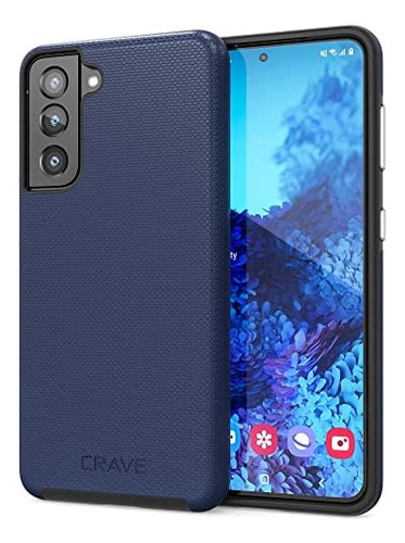 Funda Crave Dual Galaxy S21 Shockproof/azul