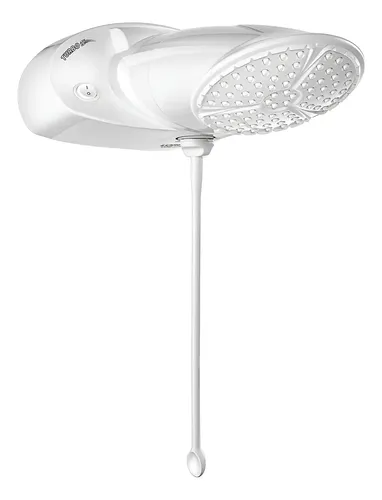 Chuveiro Elétrico Top Jet Turbo Com Pressurizador Lorenzetti Branco 220v 7500 W