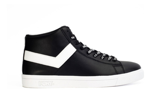 Tenis Pony Top Star Hi Soot Dama Action Leather