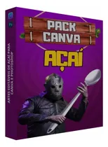 Comprar Pack Açaí +170 Artes Editáveis Canva E Photoshop + Bônus