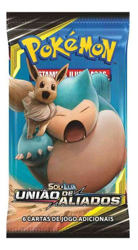 Box Pokémon 36 Booster Sol Lua União De Aliados