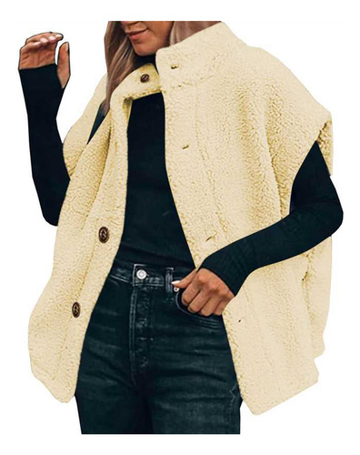 Chaqueta Para Mujer, Abrigos De Moda De Invierno Con Botones
