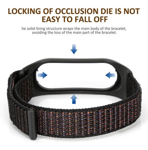 Pulsera Correa Manilla Nylon Para Xiaomi Mi Band 3 4 5 6 7