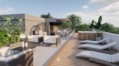 Venta Monoambiente 43m2 A Estrenar Con Parrilla