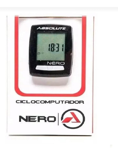 Ciclocomputador Velocimetro Bike Absolute Nero 10 Funções