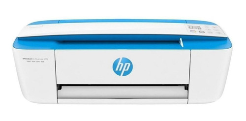 Imagen 1 de 2 de Impresora a color multifunción HP Deskjet Ink Advantage 3775 con wifi blanca y azul 200V - 240V