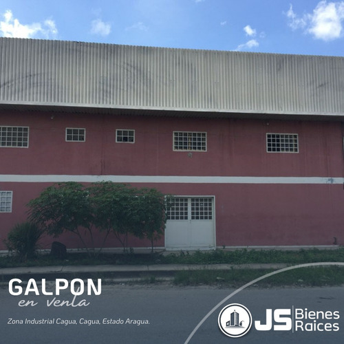 Se Vende Amplio Y Funcional Galpón En Zona Industrial De Cagua, 18js