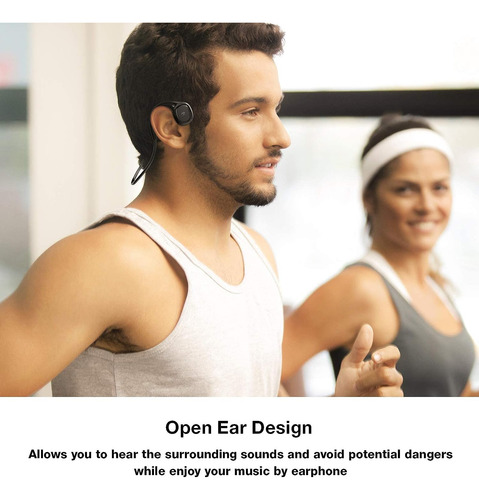 Moing Wireless Bone Conduction Auriculares Bluetooth 5.0 ...