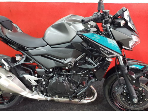 Kawasaki Z 400 Z400 Z-400 Abs 2023 Cinza