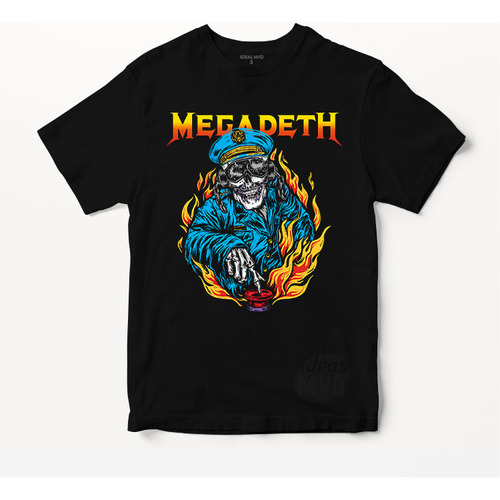 Remera Megadeth (negra:) Ideas Mvd