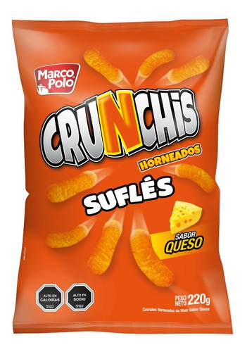 Crunchis Sufles Queso Marco Polo 220g