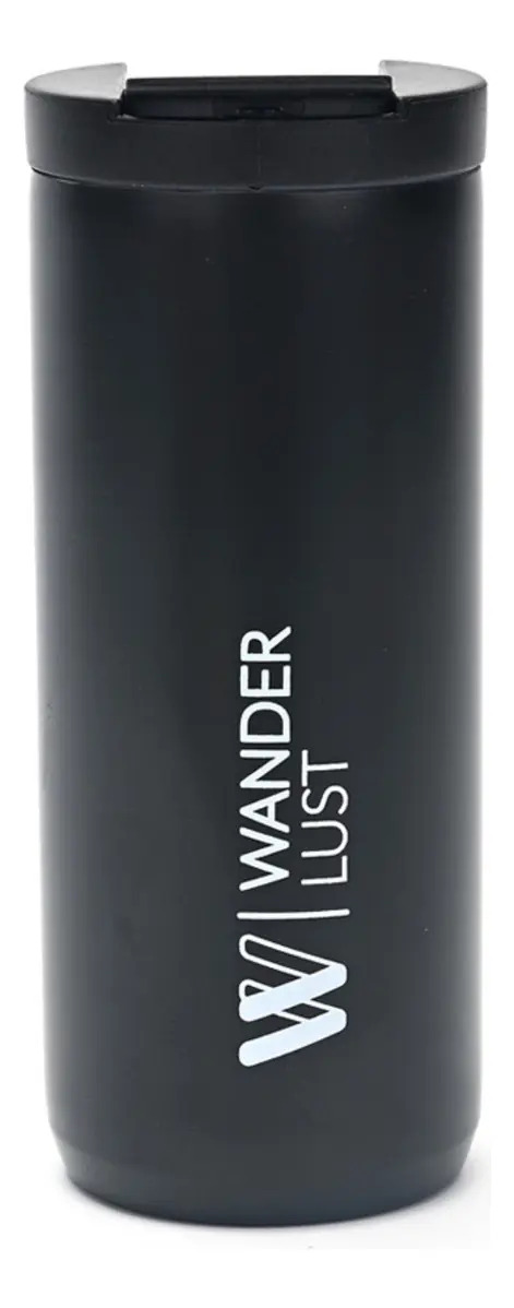 Vaso Térmico Wanderlust Vaso Térmico Liso Color Negro 510ml