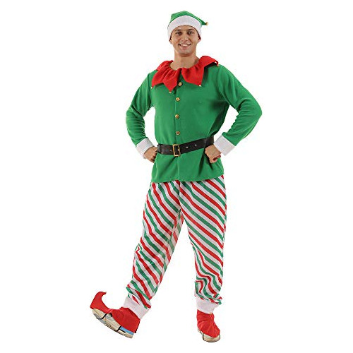 Elf Buddy Disfraz Men Trajes Halloween Navidad Full Set...