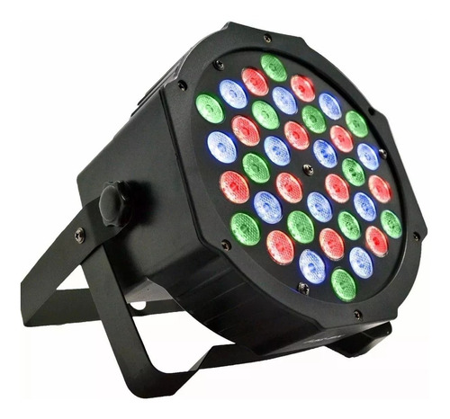 Canhao Refletor Led 64 36 Leds Rgb Dmx Slim Display Digital