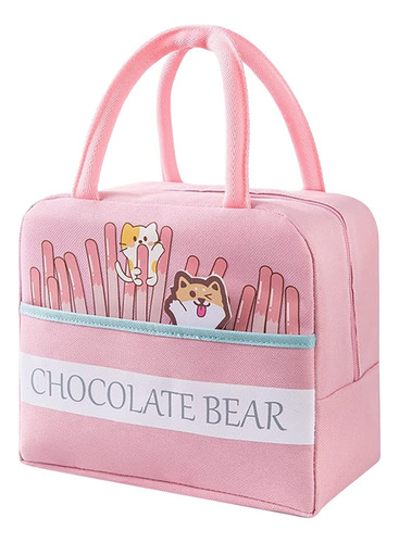 Lonchera Bolso Térmico Colación Kawaii Chocolate Bear