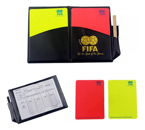 Set Tarjetas De Árbitro Para Fútbol Fifa