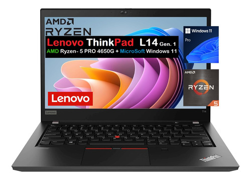 Thinkpad T14 Gen. 1 Ryzen-5 Pro 4650u 24gb 512gb 14fhd W11 (Reacondicionado)