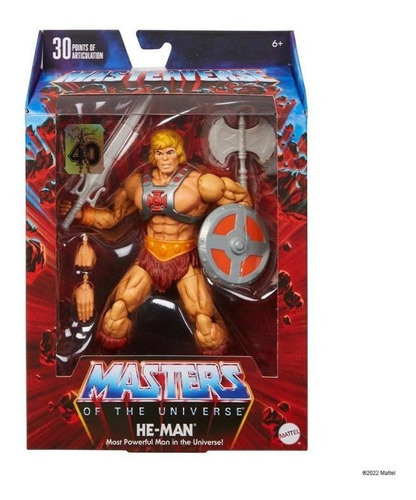 Heman Masters Of The Universe 40th Masterverse Figura 