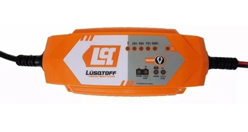 Cargador De Bateria Mantenedor Auto 12 Inteligente C Pinzas