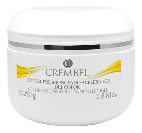 Lipogel Pre Bronceado (acelerador Del Color) Crembel X 250g