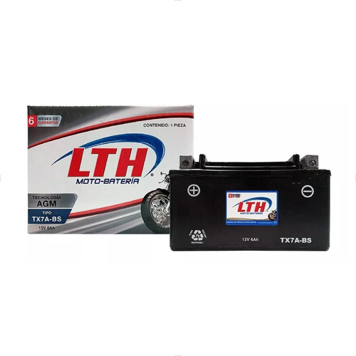 Batería Lth Aprilia Rxv450 Rxv550 Svx450  Ytx7a-bs Tx7a-bs