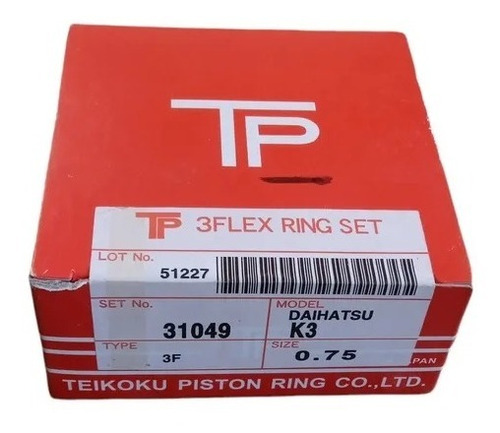 Anillos Toyota Terios Std 010 020 030 02-07