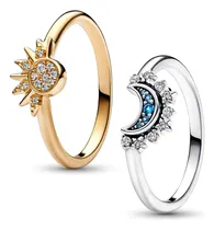 Comprar Anillo Sol Y Luna 2 En 1 Ajustable Para Compartir