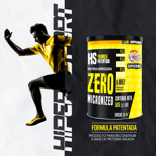Proteína Isolate Inmortal Suplements 500g Sabores Capuchino