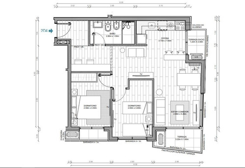 Imagen 4 de 4 de Venta De Apartamento 2 Dormitorios En Nostrum Cordón