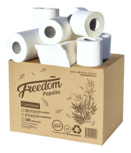Caja Triple Pack Papel Higiénico Libre De Plástico