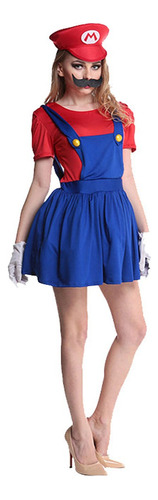 Anime Cos Super Mario Disfraz De Cosplay Para Mujer