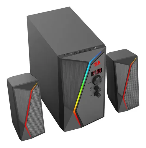 Caixa Som Gamer Redragon Rgb Anvil Pro Gs520-pro Preto | Frete grátis