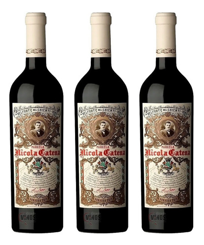 Vino Nicola Catena Bonarda 750ml Pack X3 Unidades