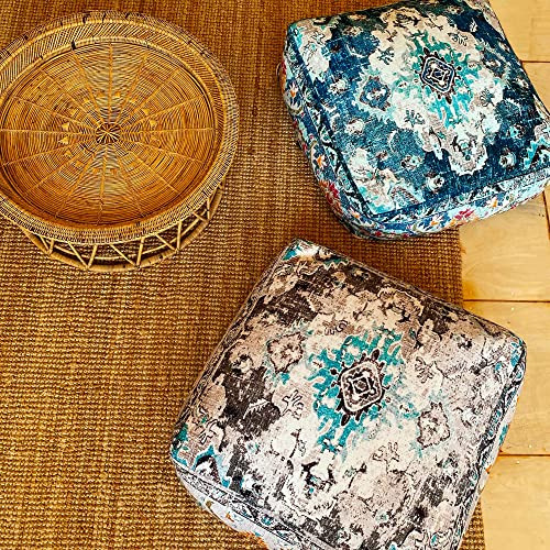 Funda De Cojín Almohada De Suelo Bohemio, De 24x24x8 P...