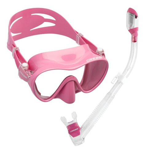 Combo Cressi Frameless/ Supernova Dry Snorkeling Y Buceo