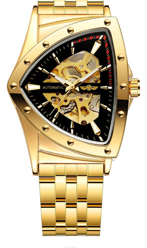 Reloj Winner Triangular Automatico Hombre C/ajustador Gratis